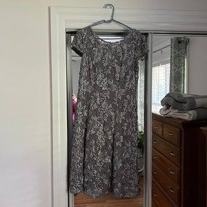 Grey , Alex Evenings dress size 12.
